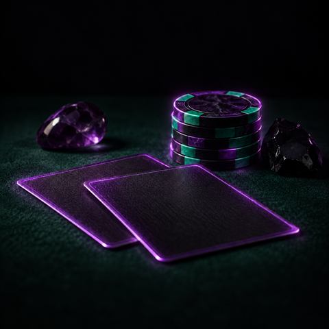 Mano de blackjack con un as y una figura sobre el paño